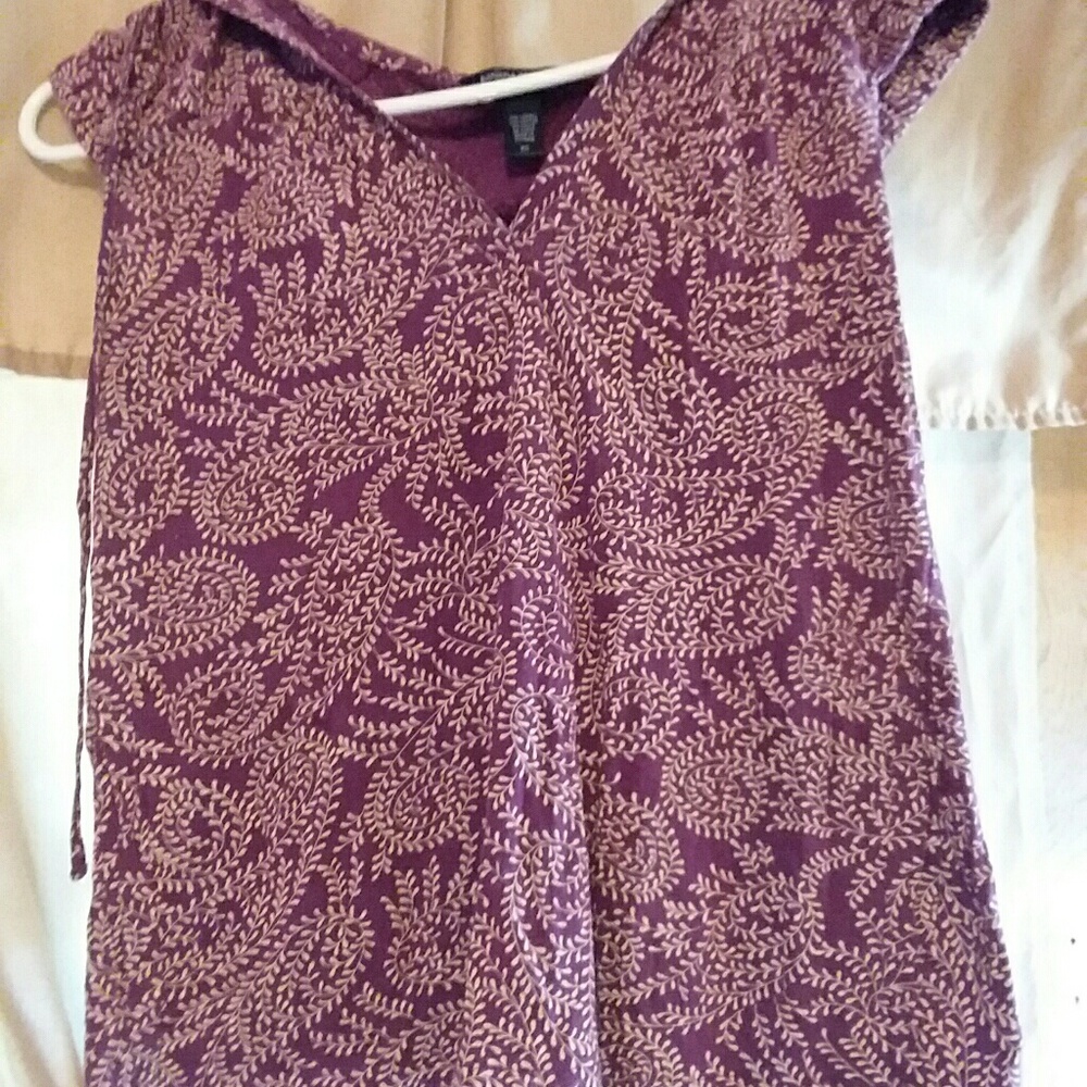 Banana Republic hooded blouse